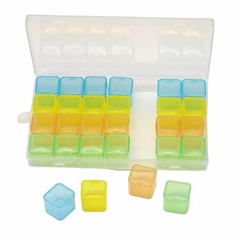 Amazon.co.jp: 28ヶ所透明大容量! ピルケース 薬ケース 1ヶ月分
